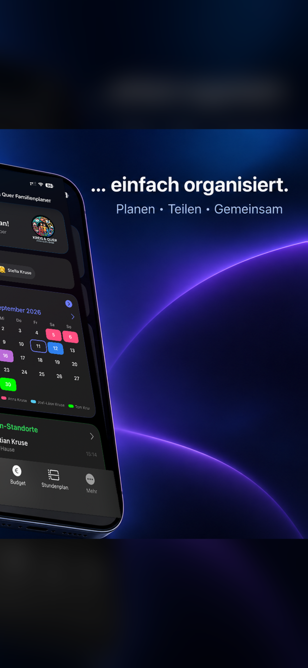 Familienalltag einfach organisiert